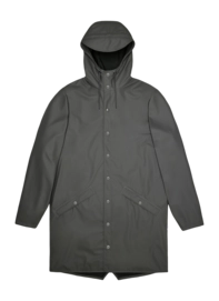 Raincoat RAINS Unisex Long Jacket Grey