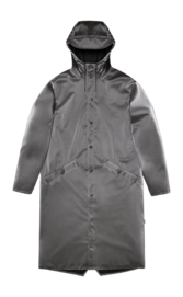 Regenjas RAINS Unisex Longer Jacket Metallic Grey