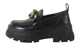 Slipper Buffalo Aspha Loafer Chain Damen Black-Schuhgröße 37
