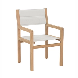 Tuinstoel Applebee Fréjus  Dining 58 Teak White