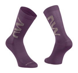 Fietssok Northwave Extreme Air Sock Purple Light Grey