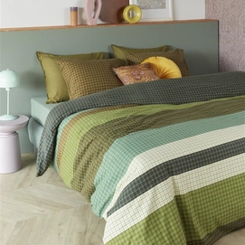 Dekbedovertrek Beddinghouse Juno Green Flanel