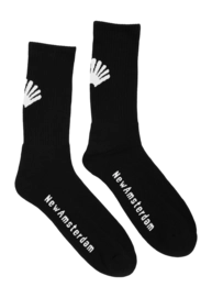 Socks New Amsterdam Surf Association Men Logo Black FW23-One size