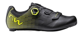 Chaussures de Cyclisme Northwave Homme Storm Carbone 2 Black Yellow Fluo