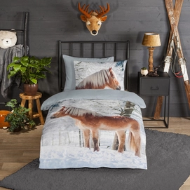 Dekbedovertrek Good Morning Scarlet Multi Flanel