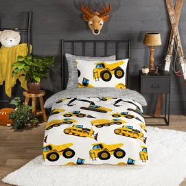 Dekbedovertrek Good Morning Dig Yellow Flanel