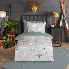 Dekbedovertrek Good Morning Cira Grey Flanel