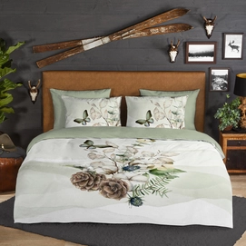 Dekbedovertrek Good Morning Marjan Green Flanel