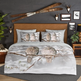 Dekbedovertrek Good Morning Febe Grey Flanel