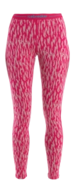 Legging Icebreaker Women Merino 260 Vertex Legging Macro Forms Crystal Electron Pink