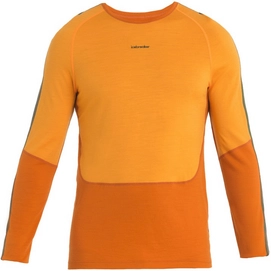 Undershirt Icebreaker Men Merino 200 Sonebula LS Crewe Earth Solar Loden