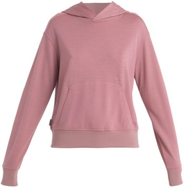 Sweater Icebreaker Women Merino Crush II LS Hoodie Crystal