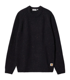Pull Carhartt WIP Unisexe Anglistic Speckled Dark Navy