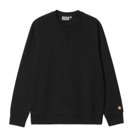 Sweatshirt Carhartt WIP Chase Unisex Black Gold