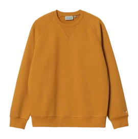 Pull Carhartt WIP Unisexe Chase Buckthorn Gold-XS