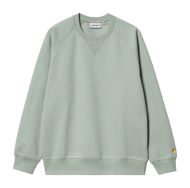Pull Carhartt WIP Unisexe Chase Glassy Teal Gold-S