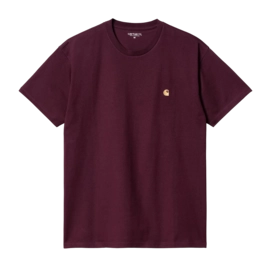 T-shirt Carhartt WIP Unisex S/S Chase Amarone Gold-L