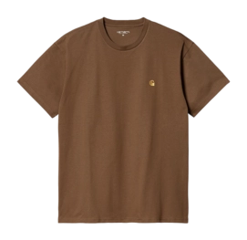 T-Shirt Carhartt WIP Unisexe S/S Chase Tamarind Gold