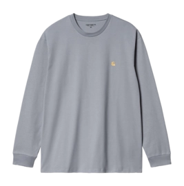 Carhartt WIP Unisex L/S Chase Mirror Gold à Manches Longues
