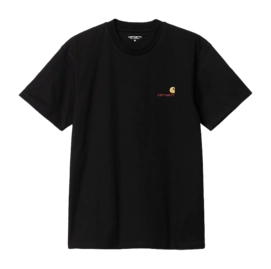 T-shirt Carhartt WIP Unisexe S/S American Script Black-L