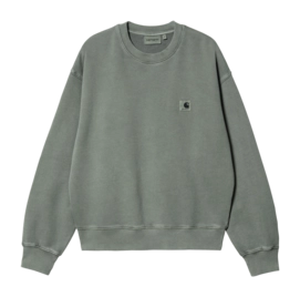 Sweatshirt Carhartt WIP Nelson Damen Smoke Green-XS