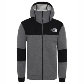 Trui The North Face Men Himalayan Full Zip TNF Medium Grey Heather TNF Black