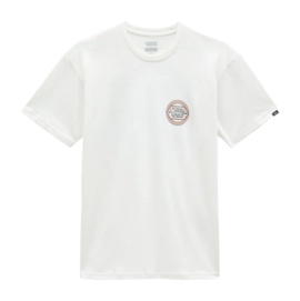 T-Shirt Vans Men Circle Checker Drop V SS Tee Marshmallow