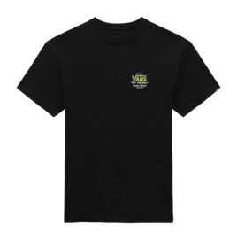 T-Shirt Vans Homme Holder ST Classic Black Lime Green-M