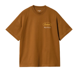 T-Shirt Carhartt WIP Unisexe S/S Trophy Deep H Brown