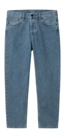 Pantalon Carhartt WIP Unisexe Newel Bleu Stone Bleached-Taille 30
