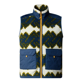Body Warmer The North Face Men Royal Arch Vest Shady Blue Mountain Geo Print