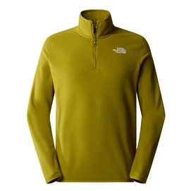 Pull The North Face Homme 100 Glacier 1/4 Zip Sulphur Moss