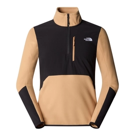 Pull The North Face Homme Glacier Pro 1/4 Zip Almond Butter TNF Black