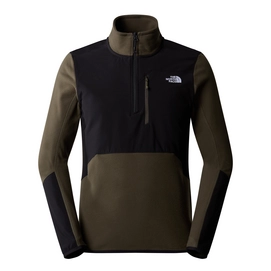 Pull The North Face Homme Glacier Pro 1/4 Zip New Taupe Green TNF Black 2023