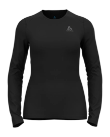 Maillot de Corps Odlo Femme Bl Top Col Rond L/S Fundamentals Active Black