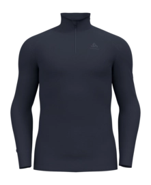 Unterhemd Odlo Bl Top Turtle Neck L/S Half Zip Active W Herren India Ink