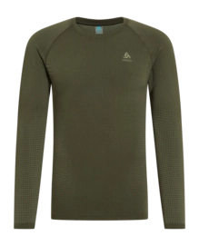 Maillot de Corps Odlo Homme Bl Top Crew Neck L/S Performance Warm Eco Deep Depths