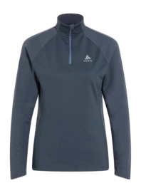 T-shirt Manches Longues Odlo Femme Mid Layer 1/2 Zip Essential Ceramiwarm India Ink
