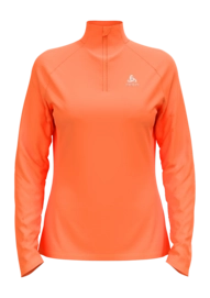 Langarmshirt Odlo Mid Layer 1/2 Reißverschluss Essential Ceramiwarm Damen Live Wire