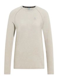 T-Shirt Odlo Women Crew Neck L/S Essential Seamless Silver Cloud Melange