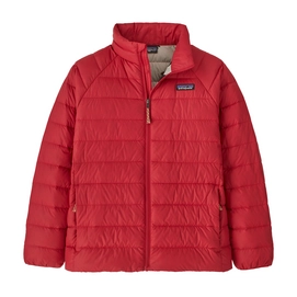 Jacket Patagonia Kids Down Sweater Touring Red