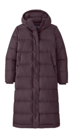 Jacke Patagonia Silent Down Long Parka Women Obsidian Plum