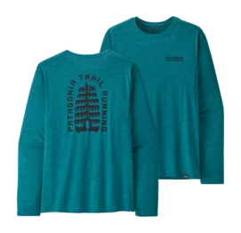 T-shirt Manches Longues Patagonia Homme Capilene Cool Daily Graphic Shirt Lands Belay Blue X-Dye