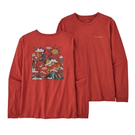 Long Sleeve T-Shirt Patagonia Women's How To Slide Responsibili-Tee Burl Red
