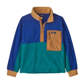 Pull Patagonia Enfant Microdini 1/2 Zip Belay Blue-L