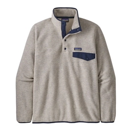 Pull Patagonia Homme Lightweight Synchilla Snap-T Pullover Oatmeal Heather