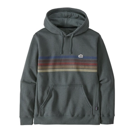 Pull Patagonia Unisexe Logo Ridge Stripe Uprisal Hoody Nouveau Green