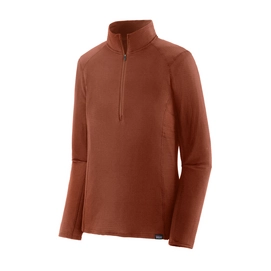 Jumper Patagonia Women Capilene Thermal Weight Zip Neck Burl Red