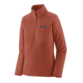 Pull Patagonia Femme R1 Air Zip Neck Burl Red