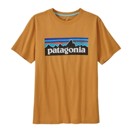 T-Shirt Patagonia Kids Regenerative Organic Certified Cotton P-6 Logo Dried Mango